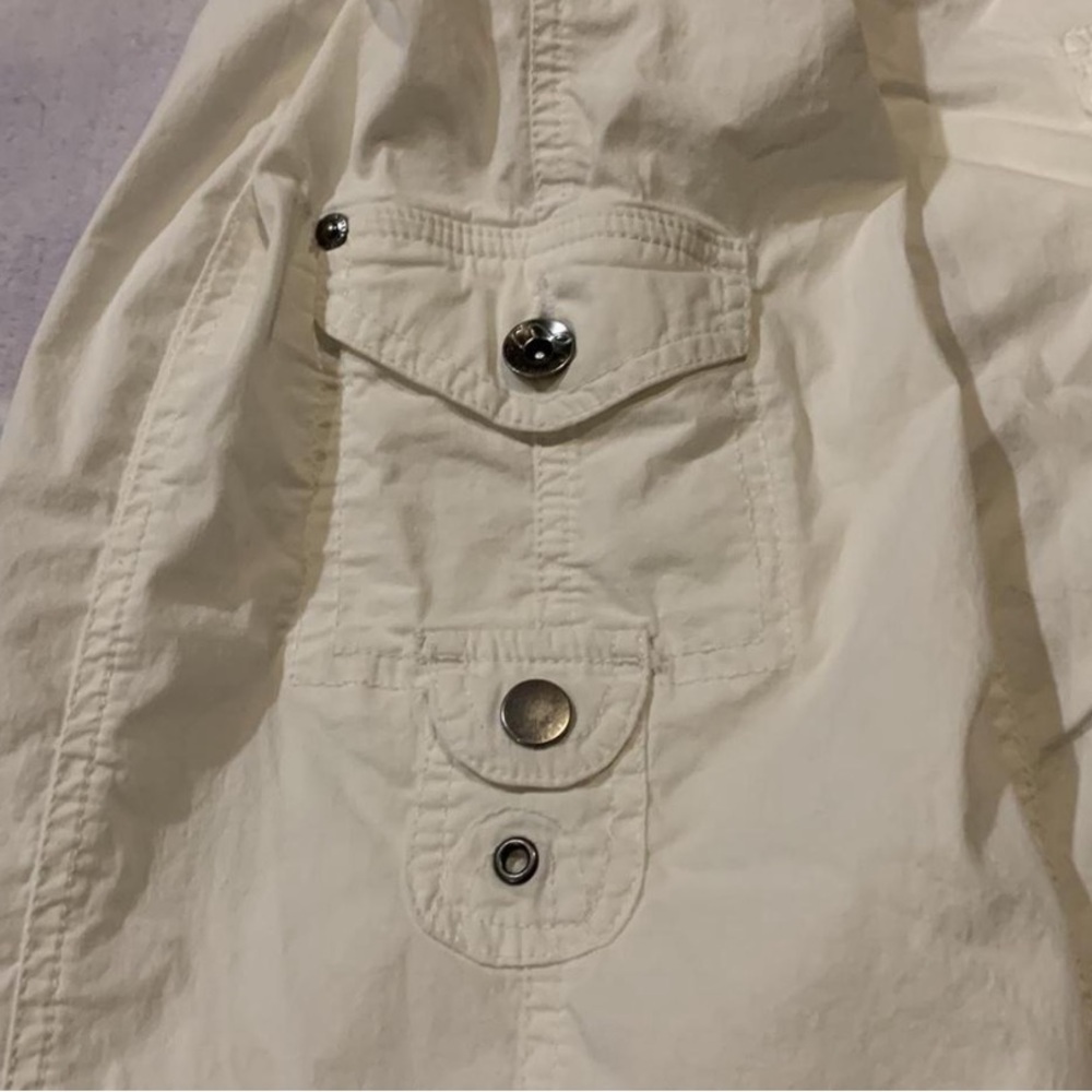 Y2K Cargo Drawstring Capris - Picture 5 of 8